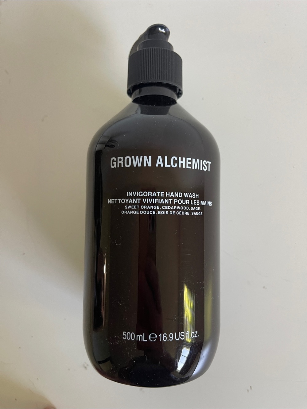 Grown Alchemist Black Pump Bottle Hand Wash